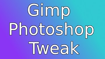 Turn Gimp into Photoshop Windows/Linux