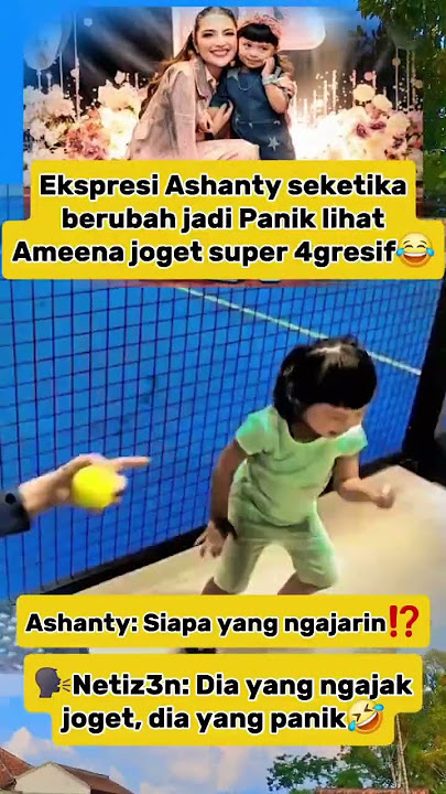 Ashanty Panik Lihat Cucunya Joget Heboh, Ekspresinya Auto Viral! #ameena #ashanty #aurelhermansyah