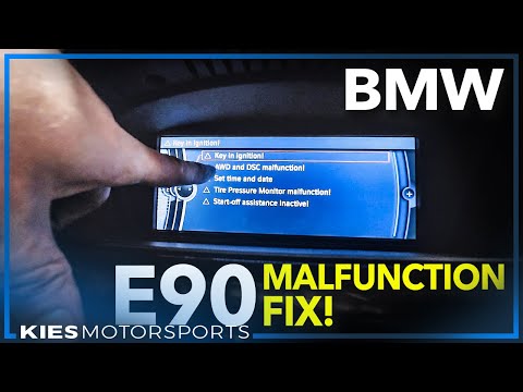 How to Fix the BMW E60 / E90 AWD and DSC Malfunction .. Caused by Disconnecting your Battery