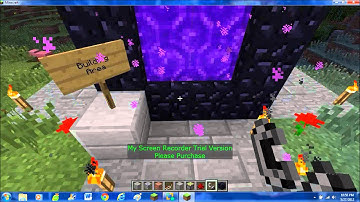 Silverfist Productions-MineCraft Tutorials 1, Hidden Base Using Nether Portal-Part 1