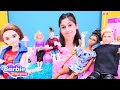Kız videoları! Barbie ve Ken' in evine yabancı misafirler  geliyor. Ayşe ile Barbie oyunları