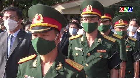 Lễ viếng, truy điệu, an táng 2 hài cốt liệt sĩ