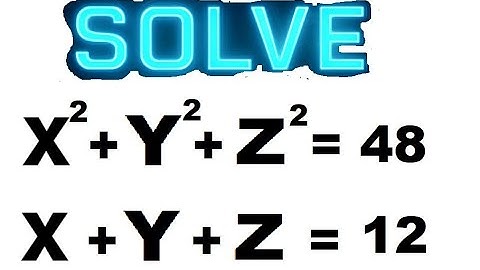 The Hidden Spatial Geometry Behind x² + y² + z² = 48 and x + y + z = 12