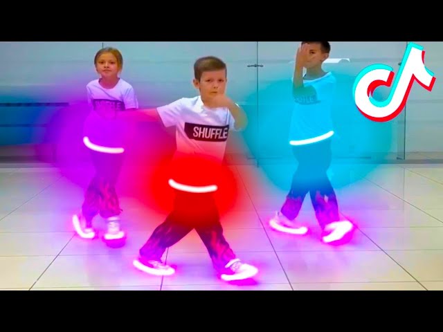 TUZELITY SHUFFLE DANCE ⭐️ NEON MDOE ⭐️ LITTLE BOY DANCING ASTRANOMIA & SIMPAPA #6 class=