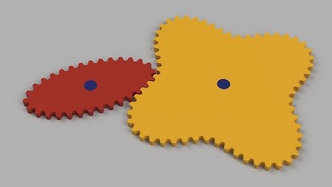 Non-circular Gears || Mechanical Mechanism
