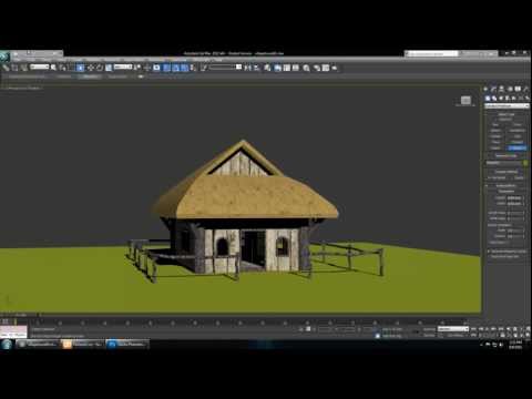 01) Cryengine 3 Tutorial - Beginner 3ds Max Models, Textures, and Vegetation