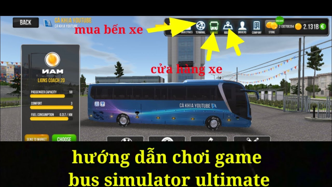 [ Hướng dẫn ] chơi game bus simulator ultimate | Cà Khịa Youtube