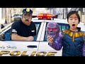 Jannie Pretend Play as Thanos Endgame Looking For Infinity Stones Toys for Kids Locked Up Jail Story