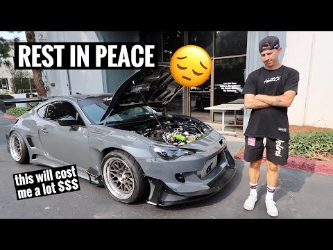 My 450 Horsepower Subaru BRZ BLEW UP...I Can't Believe it