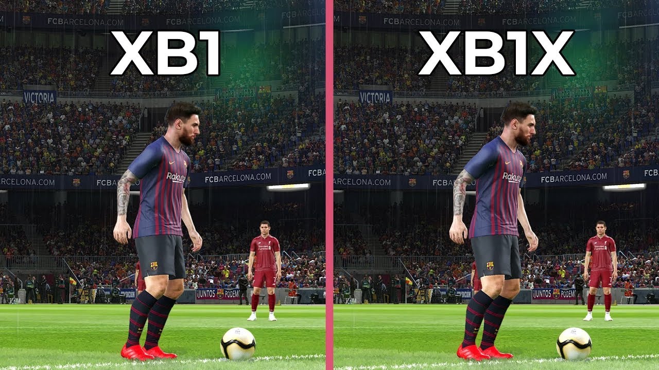 PES 2019 - Xbox One vs Xbox One X Graphics Comparison DEMO ...