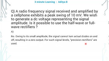 3 Precision rectifiers