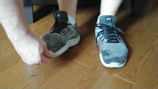 Toe Wiggle In Trashed Nike Free Rn Flyknit