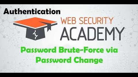 Password Brute-Force via Password Change | PortSwigger Web Security | BurpSuite
