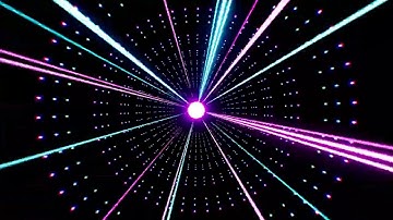 Flickering Abstract Neon Dot Lights Background VJ Loops