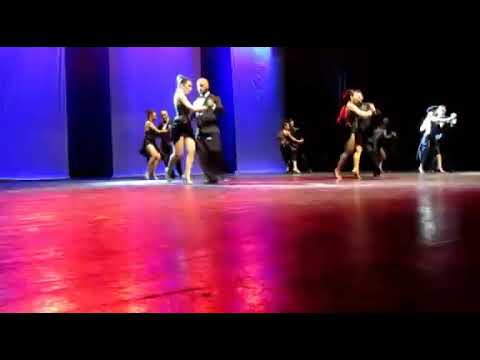 Angel Coria y Claudia Sortino con Marco Pasini y Mariana Bettariga in Show