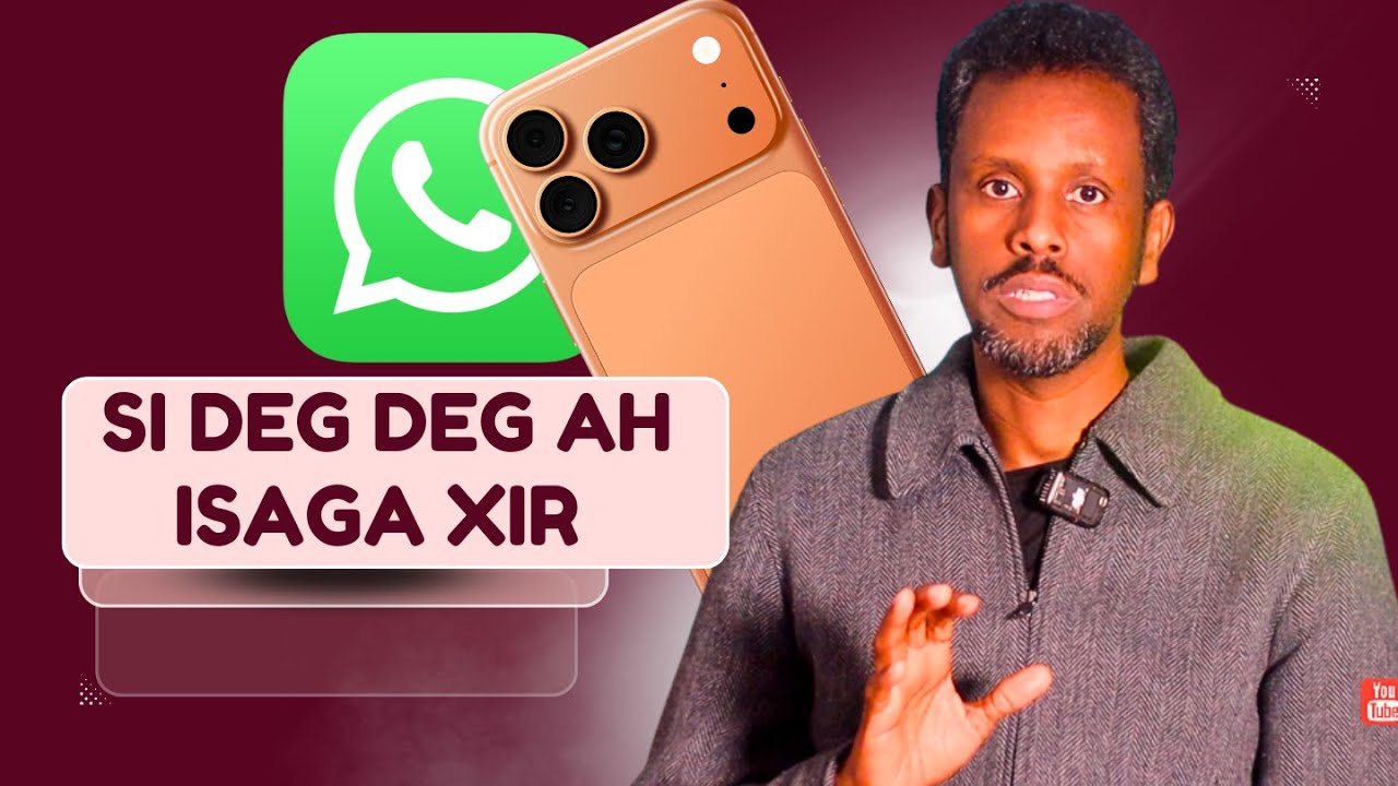 IPHONE AMA WHATSAPP MA ADEEGSATAA? | DAAWO MUUQAALKAN | whatsapp and iphone tips. #iphone #whatsapp