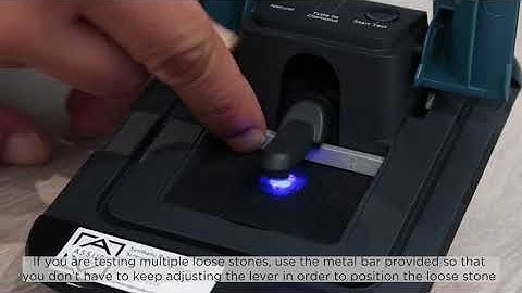 How to Conduct a Test on the Presidium Synthetic Diamond Screener II (SDS II)