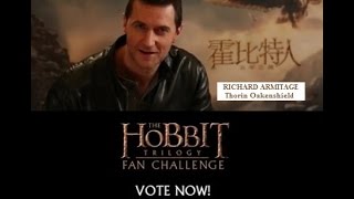 TheHobbit &#39;richard armitage&#39; - The Hobbit Trilogy Fan Challenge Vote Now