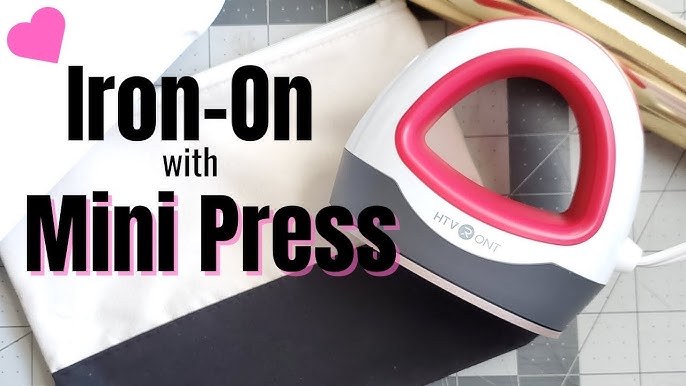 Iron-On Vinyl For Beginners Using The Cricut EasyPress Mini 