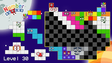 NUMBERBLOCKS PUZZLE GAME Tetris Level 30 New Episode By Fanmade