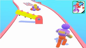 Rope Man Run! All Levels Gameplay 15-18 android, ios