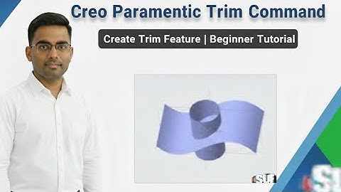 Creo Parametric Trim Command Tutorial | How to Create Trim Feature Step-by-Step