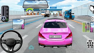 New Pink Mercedes For Parking 3d Driving Class android game play video ||Car Game #gameplay #cargame screenshot 2