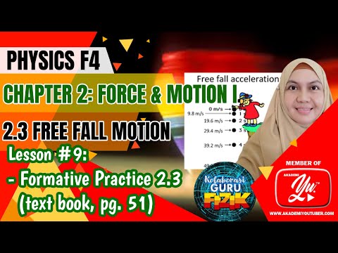 Physics Form 4 KSSM I Chapter 2 I 2.3 Free Fall Motion Part-2