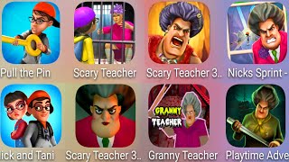 Scary Teacher 3D Stone Age,Evil Horror Teacher,Nick's Sprint,Granny Teacher, Nick & Tani Funny Story screenshot 2