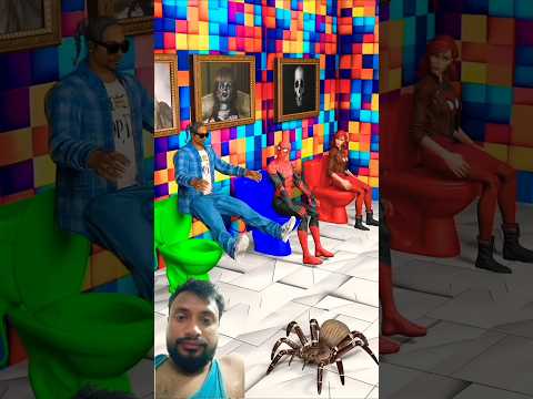 انتظر لحظة النهاية سبايدرمان مضحك ميمات سكيبيديتواليت مارفل جي تي ايه 5 هالك جي تي ايه في