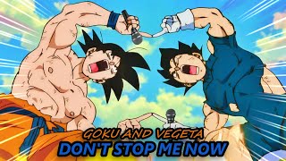 Goku & Vegeta - Dont Stop Me Now Ai Voice Cover
