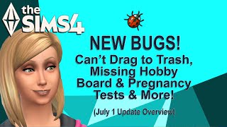 New Bugs & Broken Mods: July 1 Sims 4 Game Update (Sims 4 News)