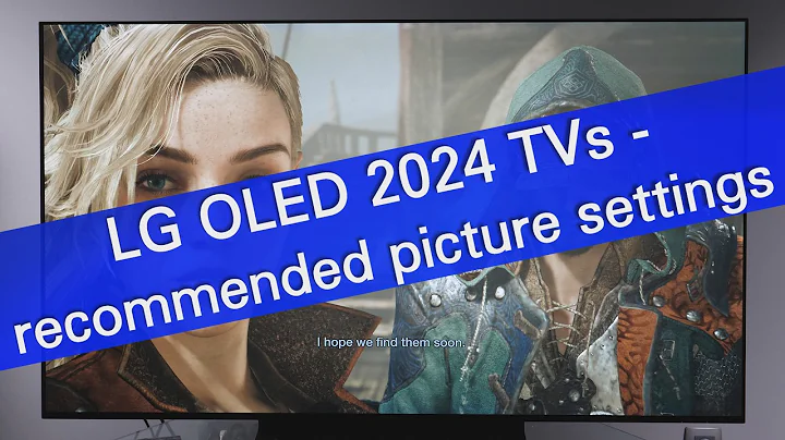 LG OLED 2024 recommended picture settings