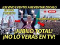 EN VIVO! EVENTO MASIVO CLAUDIA SHEINBAUM ZOCALO A REVENTAR JUBILO TOTAL NO LO VERAS EN TV