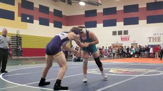 Sam Cowher - Wrestling - Elizabeth Barry Memorial  Tourney - Semi-Final - Northwestern - 