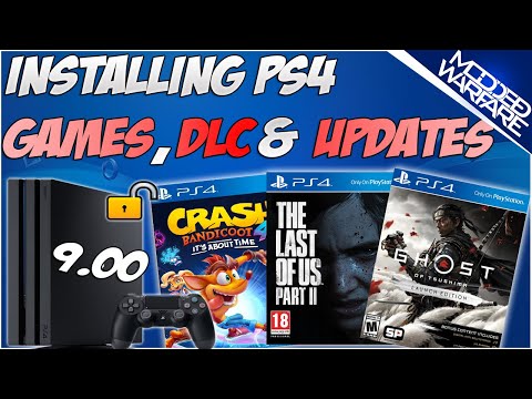 (EP 4) How To Install PS4 Games, DLC U0026 Updates (9.00 Or Lower!)
