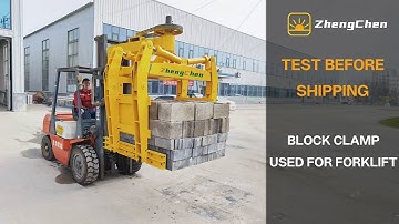 Concrete Block clamp | Block clamp used for forklift | Forklift attachment