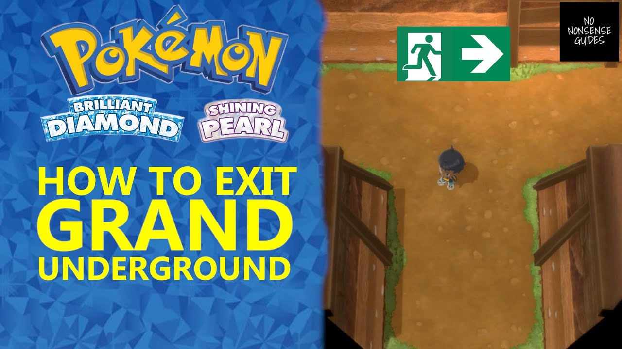 How to Leave Grand Underground in Pokemon Brilliant Diamond & Shining