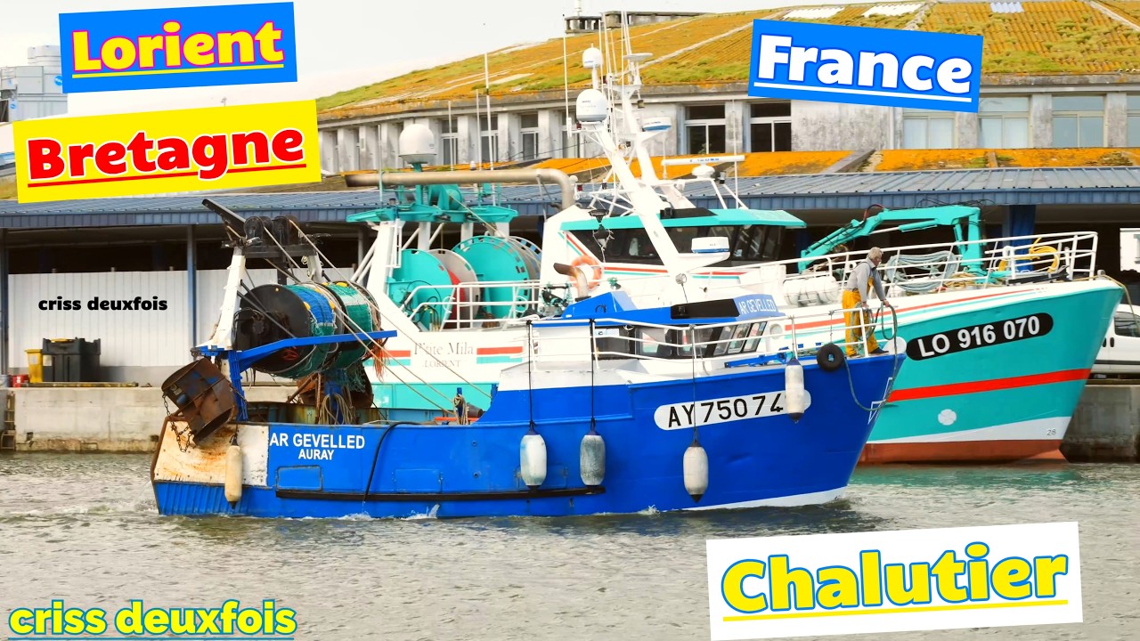 Ar Guevelled ; Chalutier ; Maïté II ; Morbihan ; Bretagne ; France