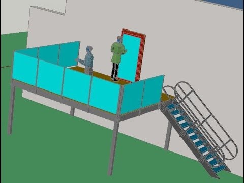 Terrasse extérieur pour maison dhabitation mezzanine lame ...