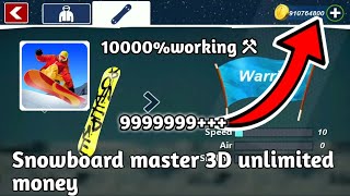 snowboard master 3d modapk unlimited money//snowboard master 3d apk screenshot 2
