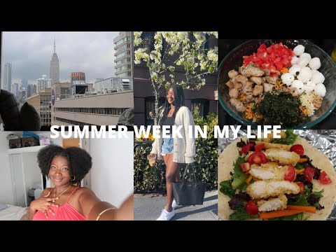 NYC (pre med) Summer Week in My Life || research, tj's haul, + shopping