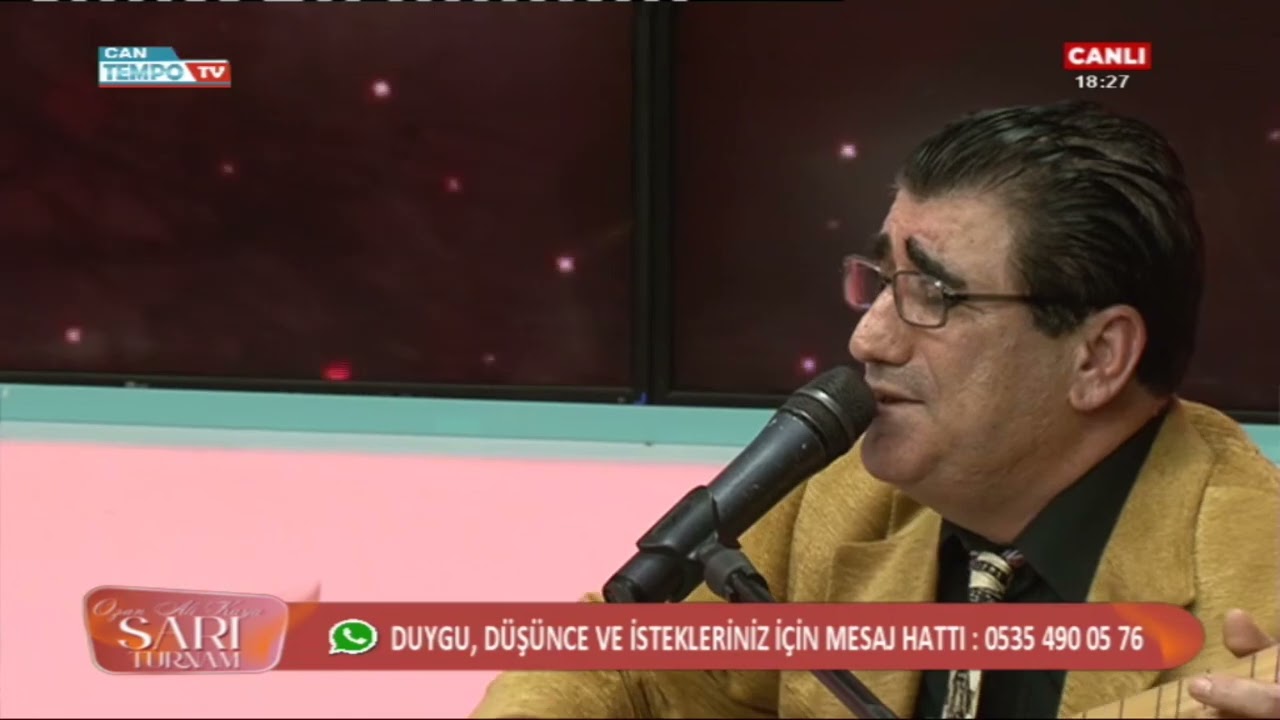 İŞTİĞİN ŞARABIN OLSAM HEM NARIN HEM BALIN OLSAM GEZDİĞİN YERLEDEN GEÇSEM  ALİ KAYA SARI TURNAM TEMPO