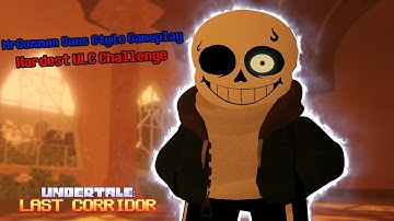 THIS SKIN NOT OP!!! Undertale: Last Corridor MrCommon Sans Skin/Style Gameplay