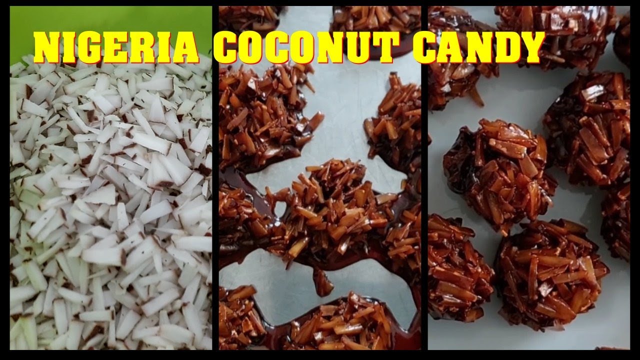 HOW TO MAKE NIGERIA COCONUT CANDY  nigeriafood  howto