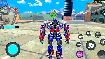 Optimus Prime Multiple Transformation Jet Robot Car Game 2020 - #2 Android Gameplay