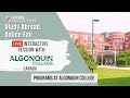 Programs At Algonquin College | GeeBee Education&#39;s Study Abroad Online Fair