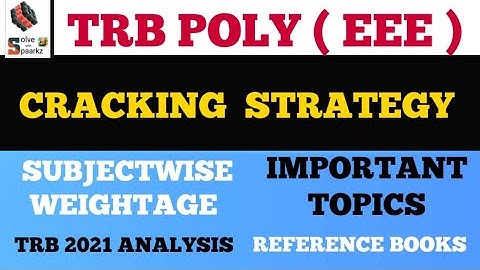 TRB POLYTECHNIC EEE PREPARATION STRATEGY IN TAMIL |TRB POLYTECHNIC NEWS TODAY| TRB LATEST NEWS TODAY