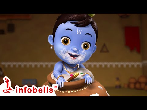 Putta Krishna Ba Ba Ba   Little Krishna  Kannada Rhymes for Children  Infobells