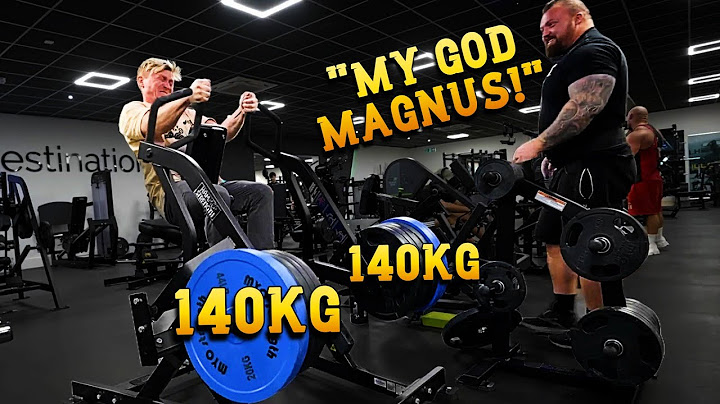Magnus Midtbø SHOCKS Eddie Hall At The Gym